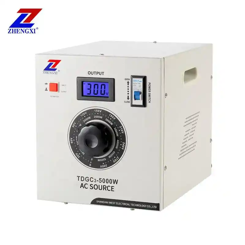 300V 220V Adjustable Voltage Regulator Transformer | SVC with LCD Display